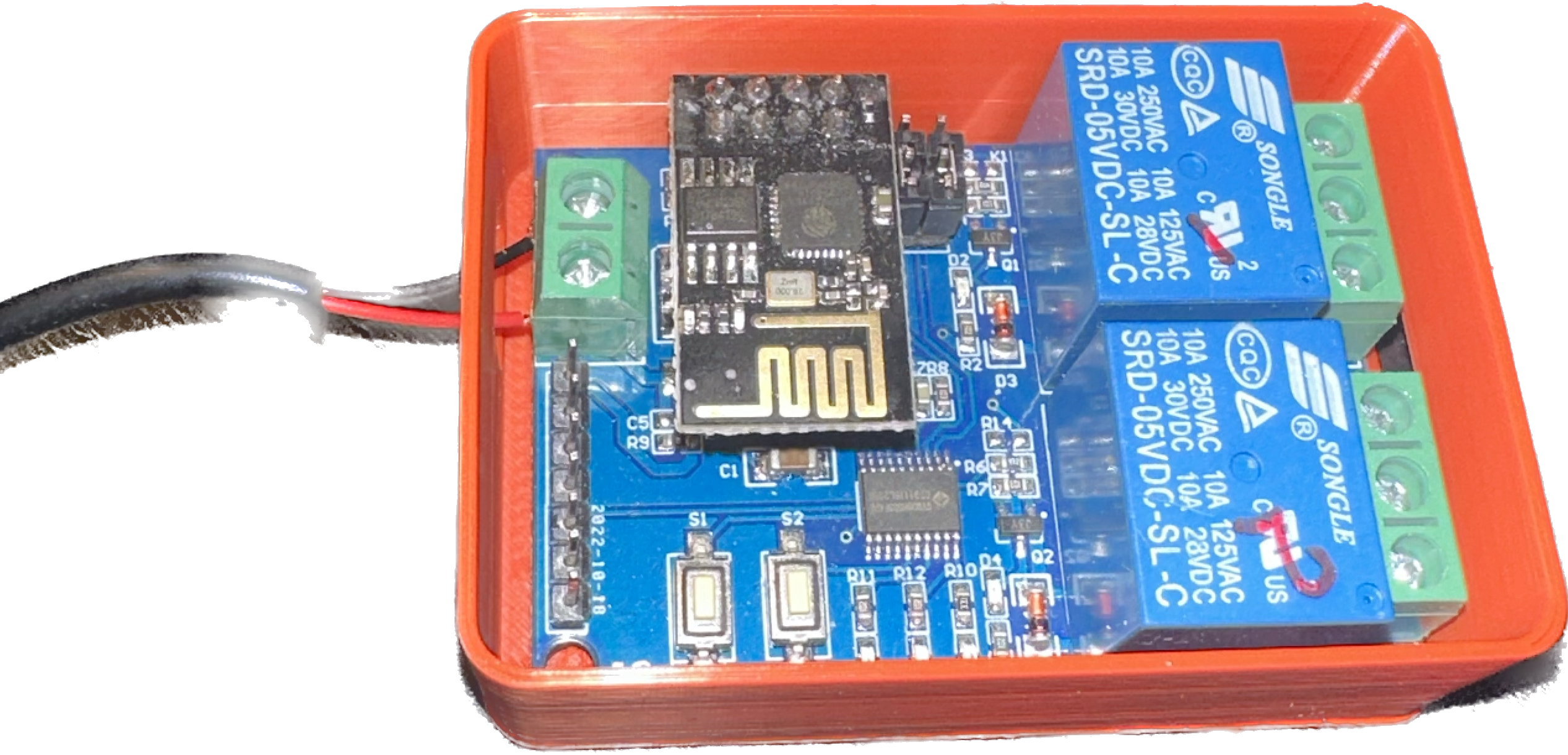 Cover Image for LC Technology 5V 2 Channel Relay Board - ESPHome